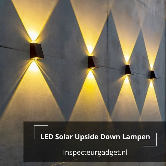 Draadloze LED Solar Upside Down Lampen - Creëer de perfecte sfeer in jouw tuin!