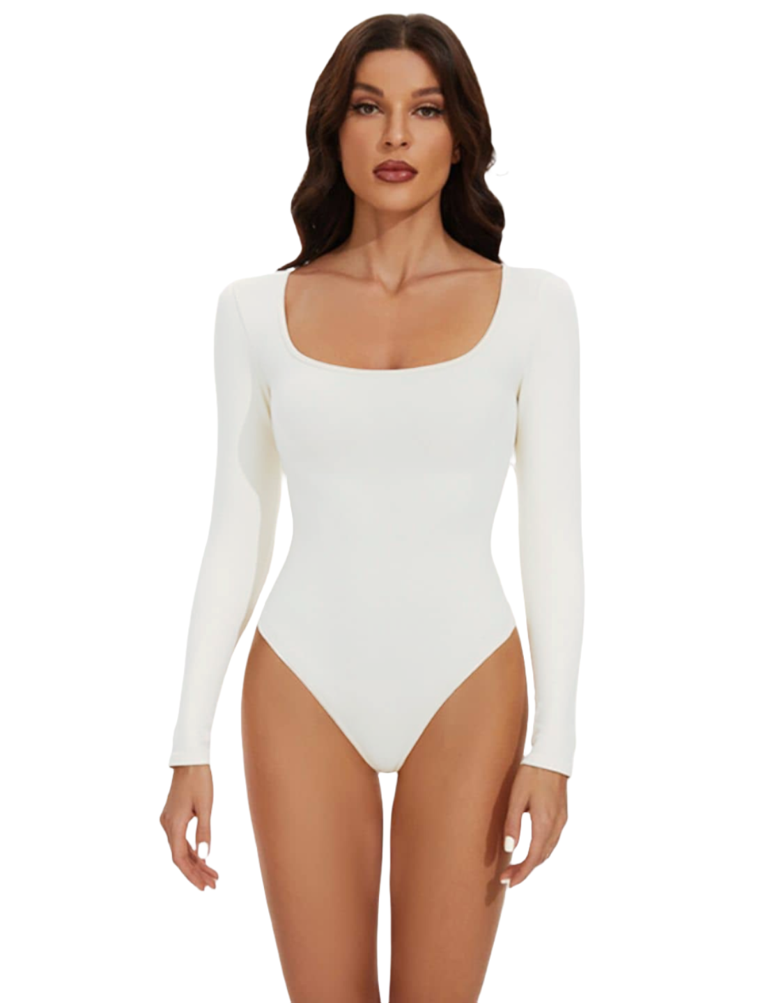 Long Sleeve Thong Bodysuit