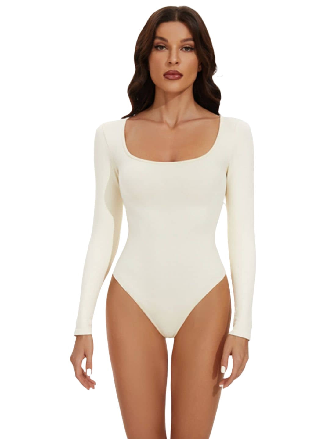 Long Sleeve Thong Bodysuit