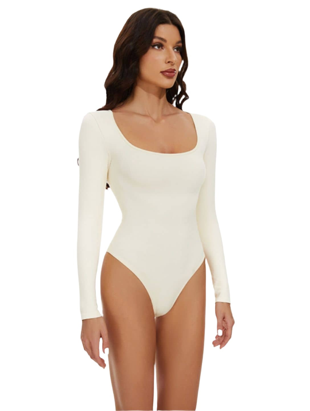 Long Sleeve Thong Bodysuit